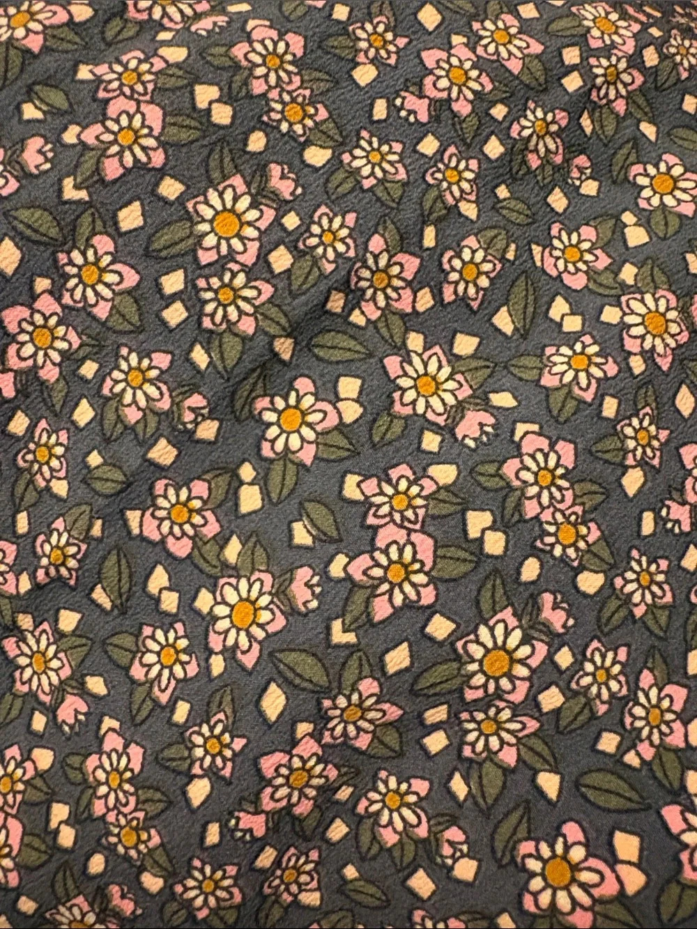 NATURAL LIFE Daisy Print Maxi Dress with lace trim neckline - Picture 7 of 7